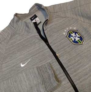 Nike Brazil‎ Full-Zip Up Tech Fleeced Track Jacket size XLarge